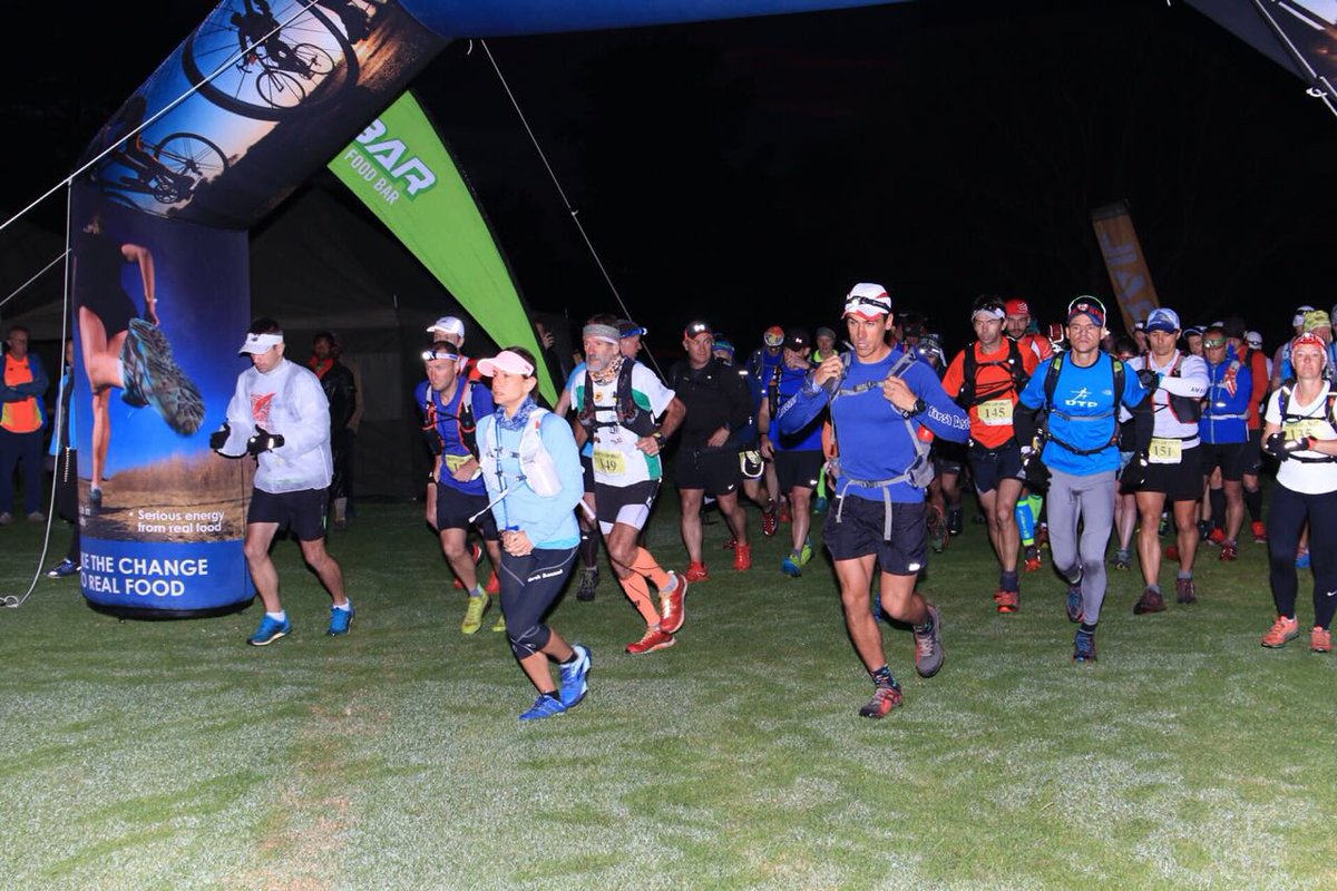 A set off at dawn. All the best to our GCU62 runners. #UTDrakensberg