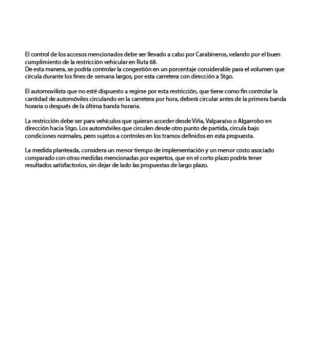 pipobrunetti's tweet photo. Propuesta vial ruta 68, razonada y de bajo costo para fines de semana largo. 

@louisdegrange @ipoduje @ignatiuswilde @sebastianpinera @pallards @mop_chile @GloriaHutt @FrancoBassoSotz @hdesolminihac @Pedro_Errazuriz @MTTChile #Transporte #ruta68 #buenviernes #Stgo https://t.co/dP2i9XesOw
