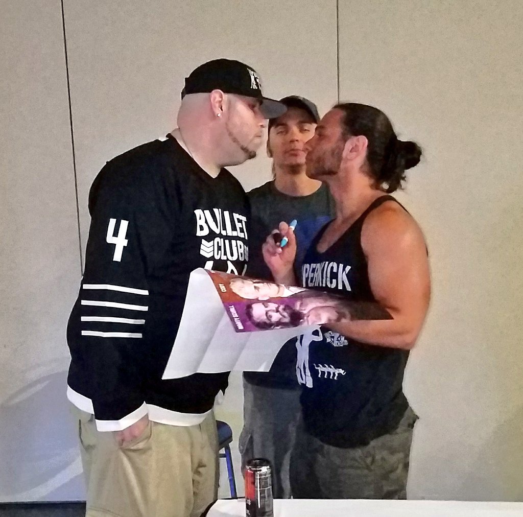 biglare54's tweet image. Can&apos;t believe I actually got the @MattJackson13 special. #willneverforgetit #youngbucks #TheElite #roh #RingOfHonor