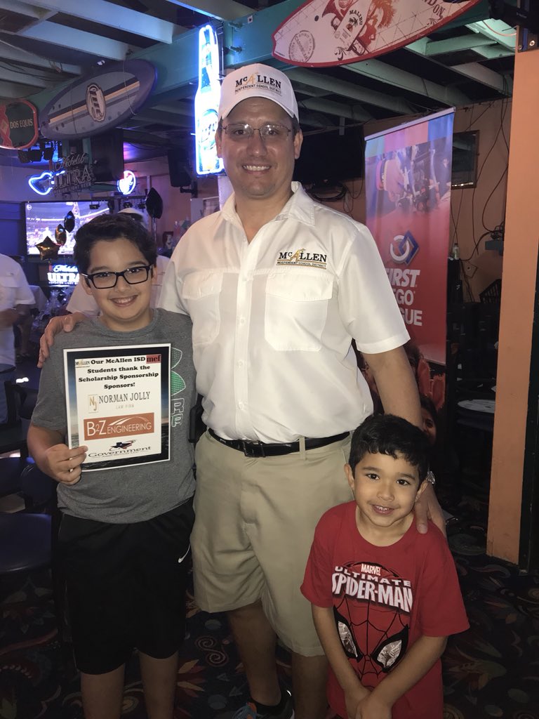 magonzalez76's tweet photo. @DrGonzalez8 @McAllenISD Dr. Gonzalez, thank you for always making it about the kids! Future McHi Bulldogs! @McHiPride @CHRISTINEARDIS #fishingforkids #b2zengineering https://t.co/KU9wWW5YUy