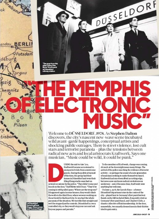 dark_shark's tweet photo. Düsseldorf: "The Memphis Of Electronic Music" in UNCUT June 2018 #Kraftwerk #DAF #DerPlan #MichaelRother https://t.co/mfxFYtp3jE https://t.co/0DmeIAvlsm