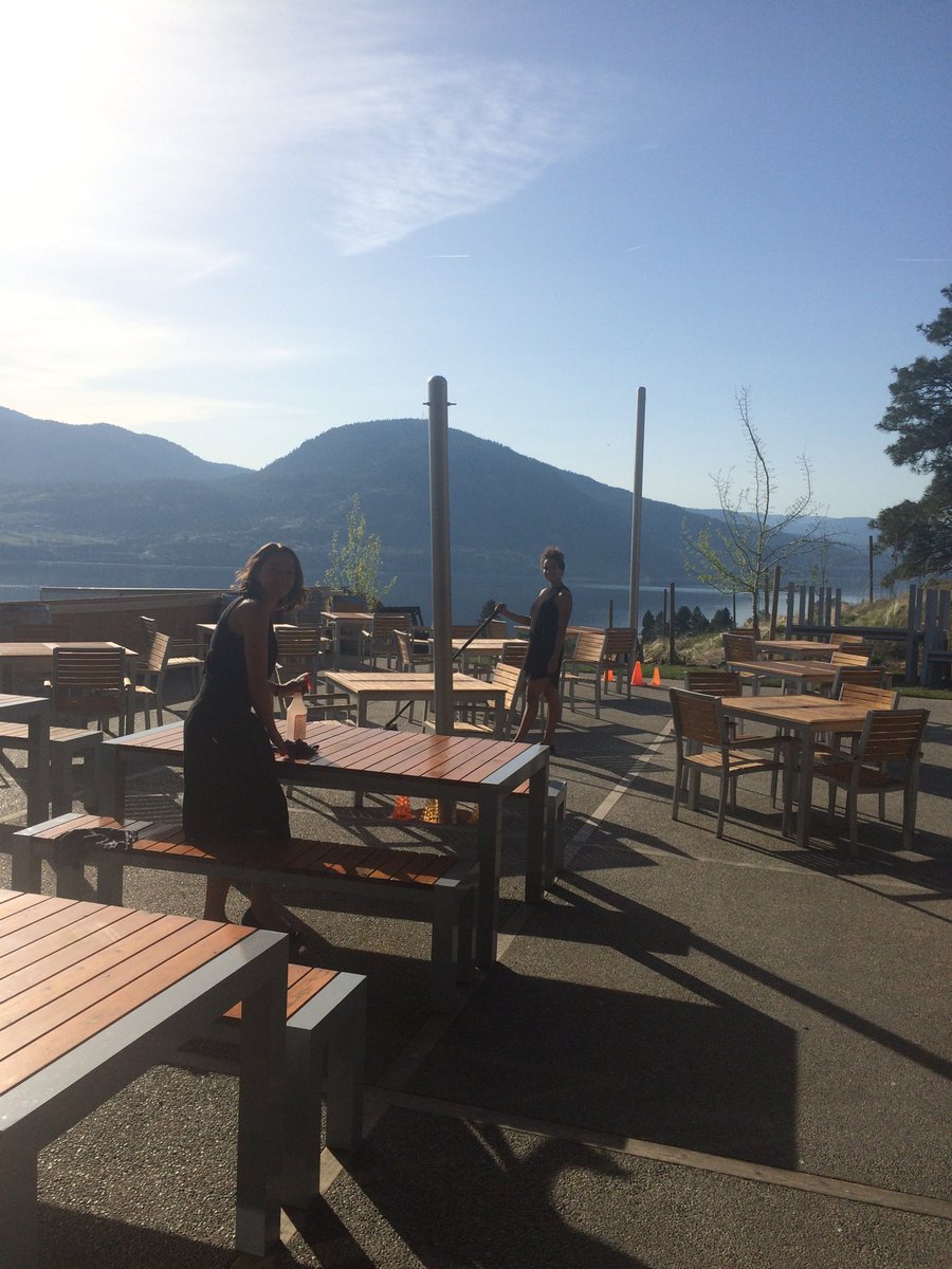 We are getting to Patio ready to open for this weekend