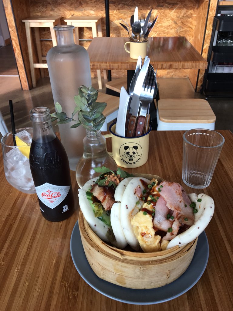 Gezza_Lenko's tweet photo. Have you ever found a place where you’ll keep coming back, just so you can work your way through the menu? 👌🏾😋🤤😊 #BeautifulBreakfast #BreakfastBao #PandaAndCo https://t.co/ZpRHLhR9Bq