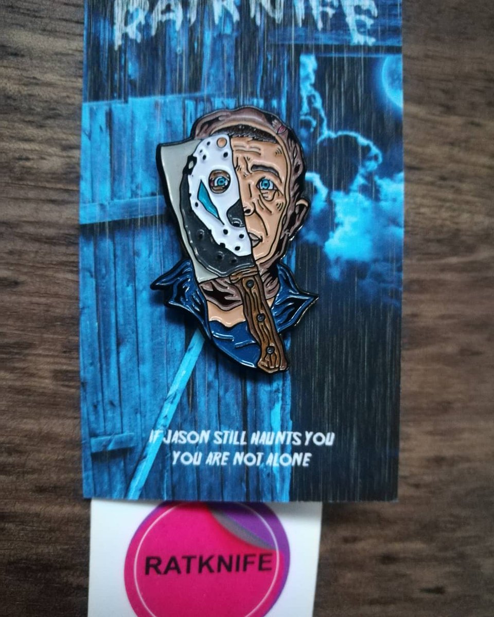 DamianMaffei's tweet photo. and a side of dopesauce with this #Fridaythe13thPart5 pin from #Ratknife.
#horror ##RoyNation #AllHailRoy #horrorpin https://t.co/fIhXfeCDQi