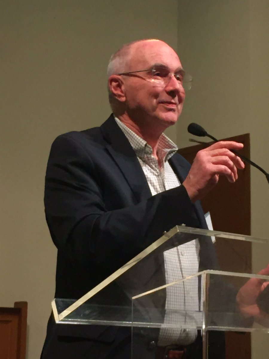 rottenroy's tweet photo. @BuckeyeDoc59 Glenn Snyder opening CAHO 2018 Symposium on Christian Hospitals &amp; Ministry https://t.co/xdsMA7lMHG