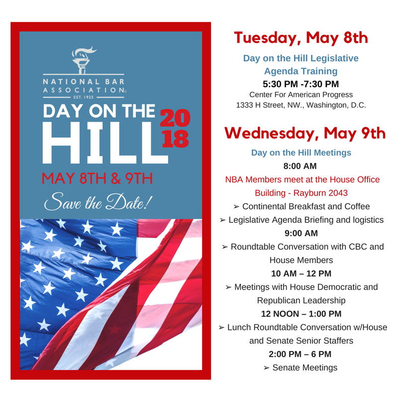 nationalbar's tweet photo. Registration for NBA Day on the Hill ends Monday! Registration is FREE! Join us! #NBASTRONG #ProtectingOurProgress #BuildingOurFuture Register now: https://t.co/kzODrELK2u https://t.co/C2cQjzCrlp