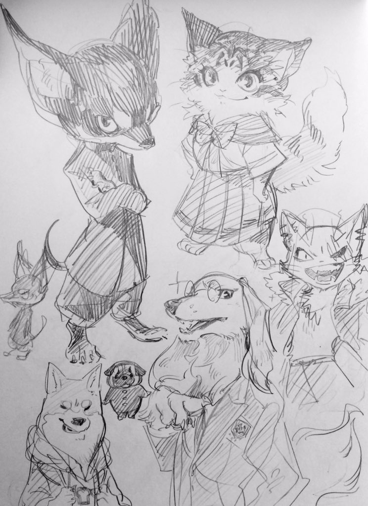 ねながら描いてたいろいろ 