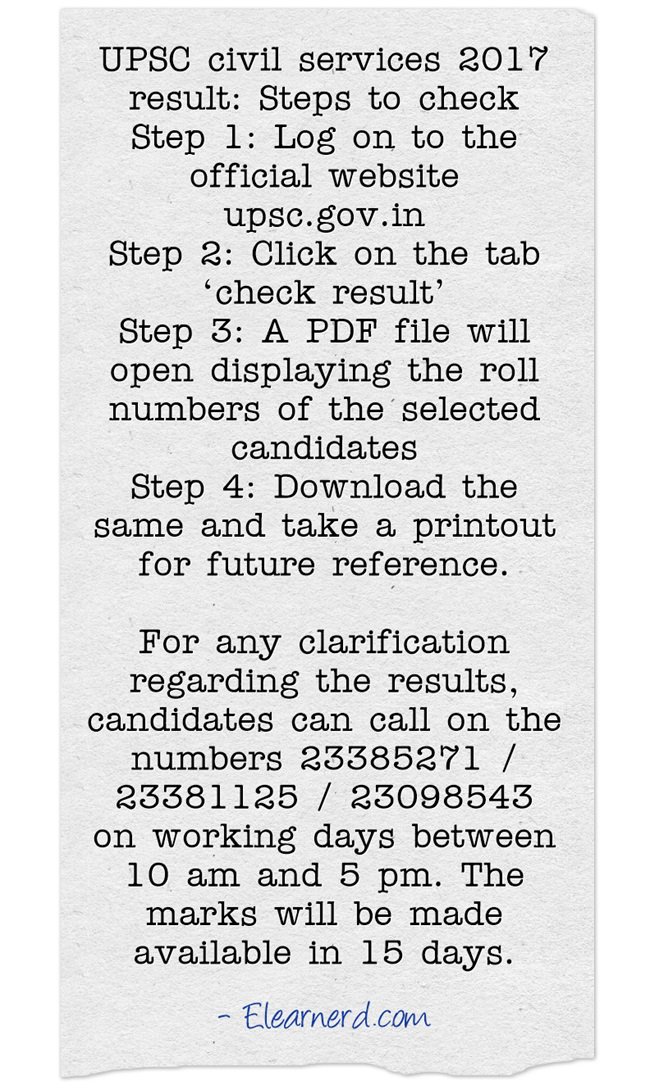 elearnerd's tweet image. UPSC CSE 2017 Exam results out.990 selections (750 men and 240 women), Hyderabad’s Durishetty Anudeep Ranked 1.
#upscresults  #UPSCResults2017 #UPSC2017Results #IAS #IPS #UPSC2018 #UPSCExam2018 #UPSCResults #UPSC