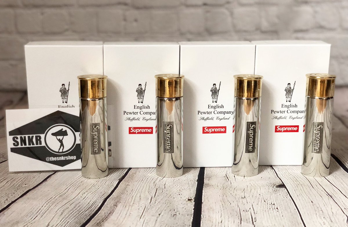 supreme cartridge flask English Pewter（Spring/Summer 2018