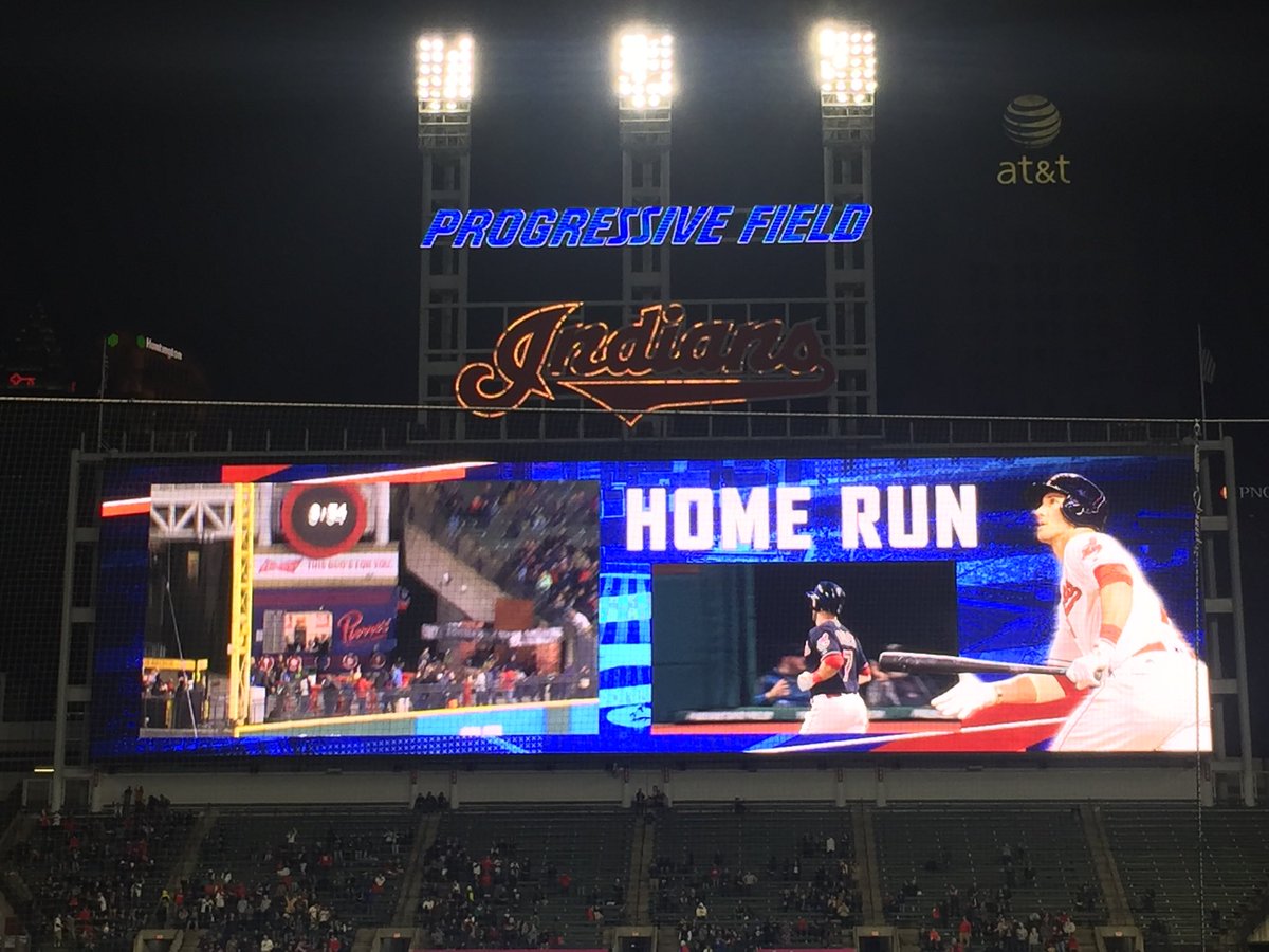 thevoicedoc's tweet photo. #homerunderby @Indians #ThisisCLE https://t.co/dJLcIokbDc