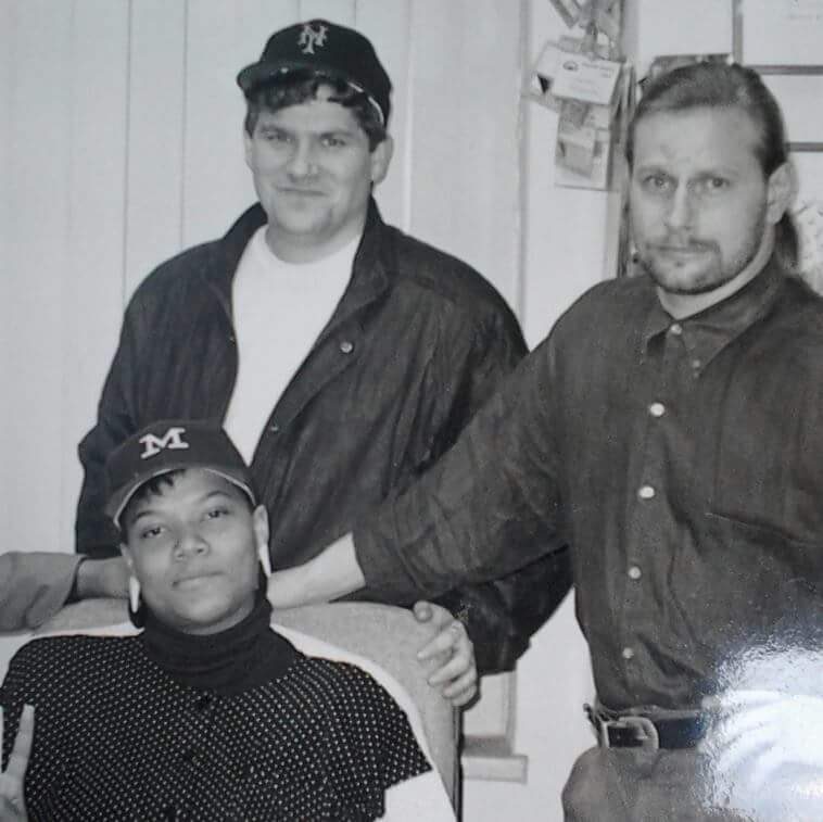 anrgirlscout's tweet photo. A quick shout out to @anrgirl handsome hubby @RichWeinman back in the day when he worked @IAMQUEENLATIFAH with @TommyBoyRecords #tgif #HipHop4Local3 https://t.co/GlSUqEWc1Q