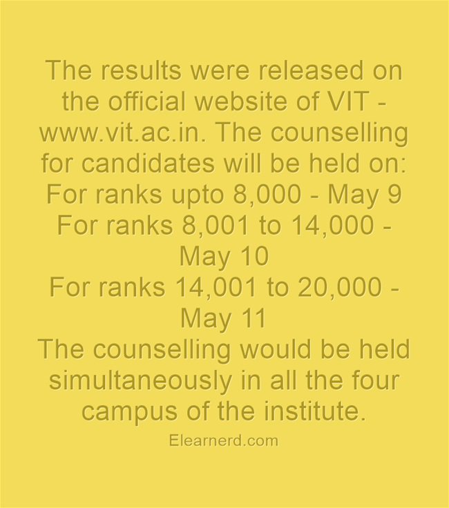 elearnerd's tweet image. VIT University has released the result for VITEEE 2018. Visit vit.ac.in/admissions/ug To Check Results

#VITEEE2018results  #VITEEEResults2018 #VIT #VITEEE2018 #VIT