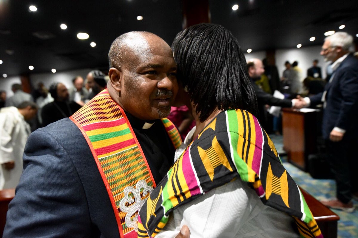 GCF_FCM's tweet photo. Commissioning of Dr. Casley Essamuah as the new Global Christian Forum Secretary. #letlovecontinue https://t.co/CtYi8krKJy
