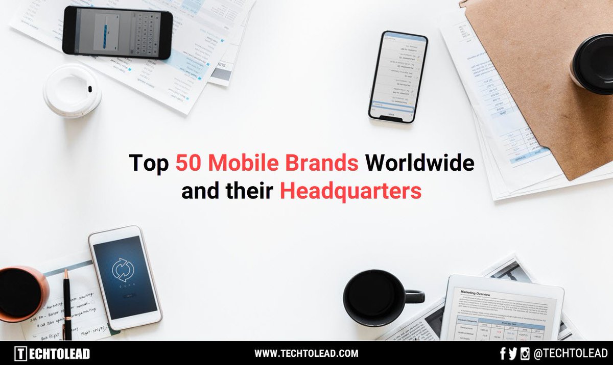 TechToLead's tweet image. Top 50 Mobile Brands Worldwide and their Headquarters

ttld.de/2HXfNOc

#MobileBrands #TechToLead #TechFacts