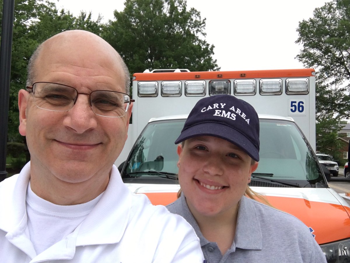 CommunityEMTP's tweet photo. Stop by our ambulance at Spring Daze sponsored by @TownofCary to say hi to the crew. A good source says this may be the crew! #SpringDaze #CAEMS https://t.co/XTtgiIOvyz
