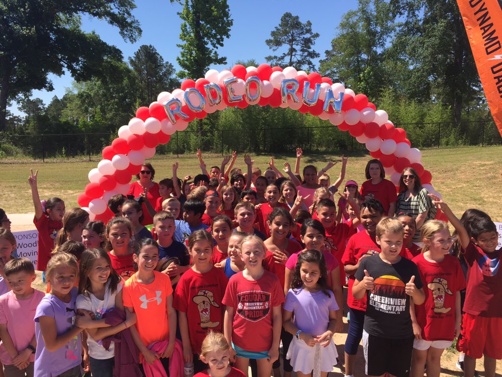 LedbetterAngie's tweet photo. Creekview Rodeo Run fun! #cestisd https://t.co/samECs0ZdE