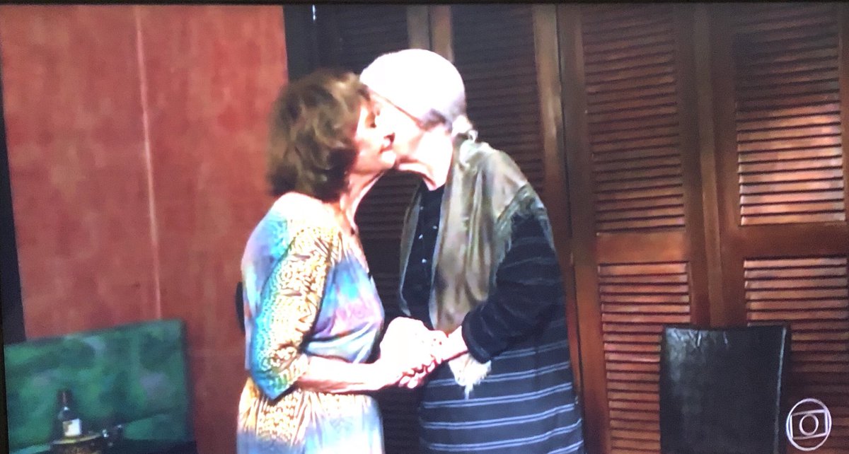 Quando dois monstros da TV se encontra!!! #OOutroLadoDoParaíso