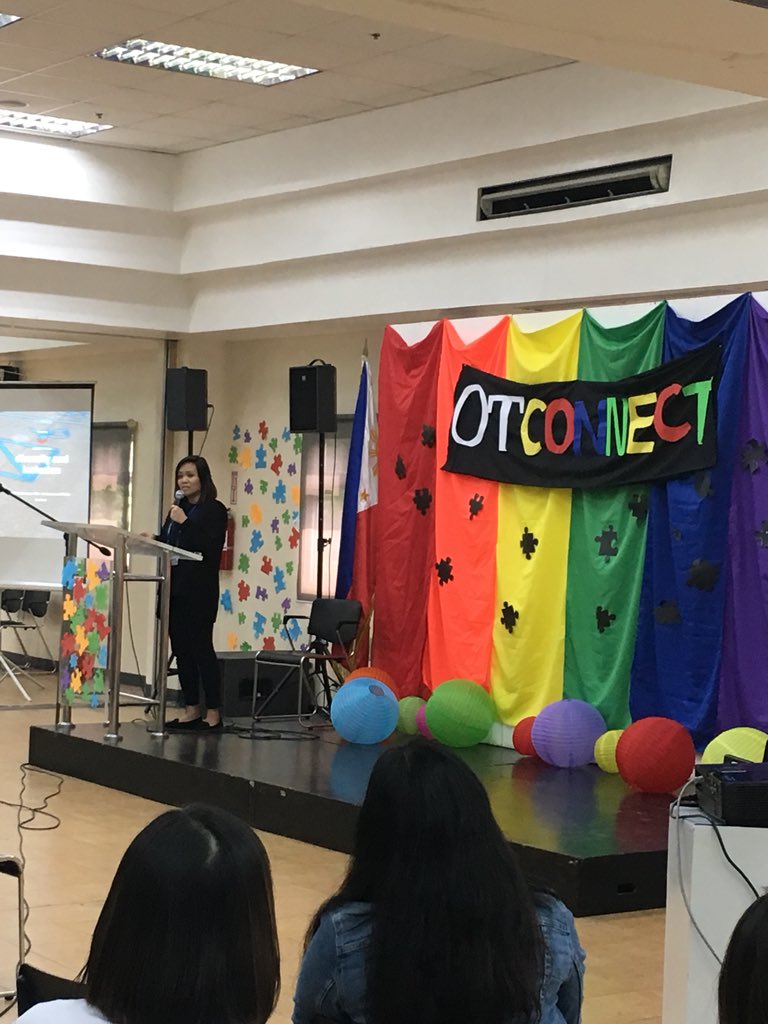 4OTeam's tweet photo. Let’s join our third speaker, Ms. Catherine Feria, OTRP, as she talks about inclusivity in the workplace #OTCONnect2019 https://t.co/rSg7s7GDnT