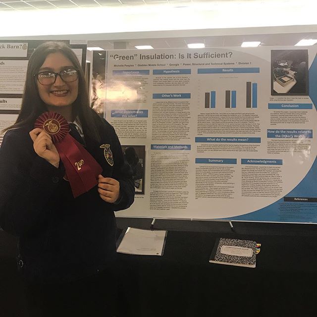 PhennaPetty's tweet photo. Michelle Peeples...2nd Place in Power,Structural, and Technical Systems. @gladden_warriors #murraycares #murrayproud https://t.co/KI97Ta5wTp https://t.co/imI4YuXcNY