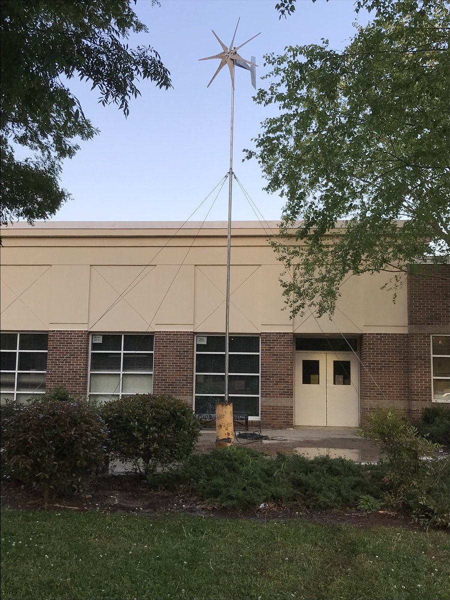 Amazing day with <a href="/HATponics/">HATponics</a> installing a 30ft wind turbine <a href="/CooperSTEMAcad/">Cooper Stem</a>. Next up solar power, human bike powered generators and Aquaponics!! <a href="/wvcwatkins/">Vanessa Watkins</a> <a href="/DanielCHarbert/">Daniel Harbert</a> <a href="/STEMcobb/">Cobb County STEM/STEAM & Innovation Department</a> <a href="/CobbSchools/">Cobb County Schools</a> @CobbNewsNow <a href="/KpCobbBeautiful/">Keep Cobb Beautiful</a> <a href="/CobbTitleONE/">@CobbTitleONE</a>