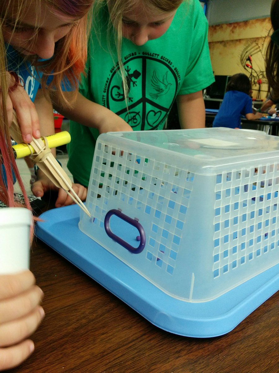 GullettSTEAM's tweet photo. Ms Hollis's class had to design a bird beak that could open &amp; close with 1 hand and pick up various objects in 3 mins.  We chart the results next week. @GullettGeckos @AISD_Science https://t.co/xGvXnFOAEb