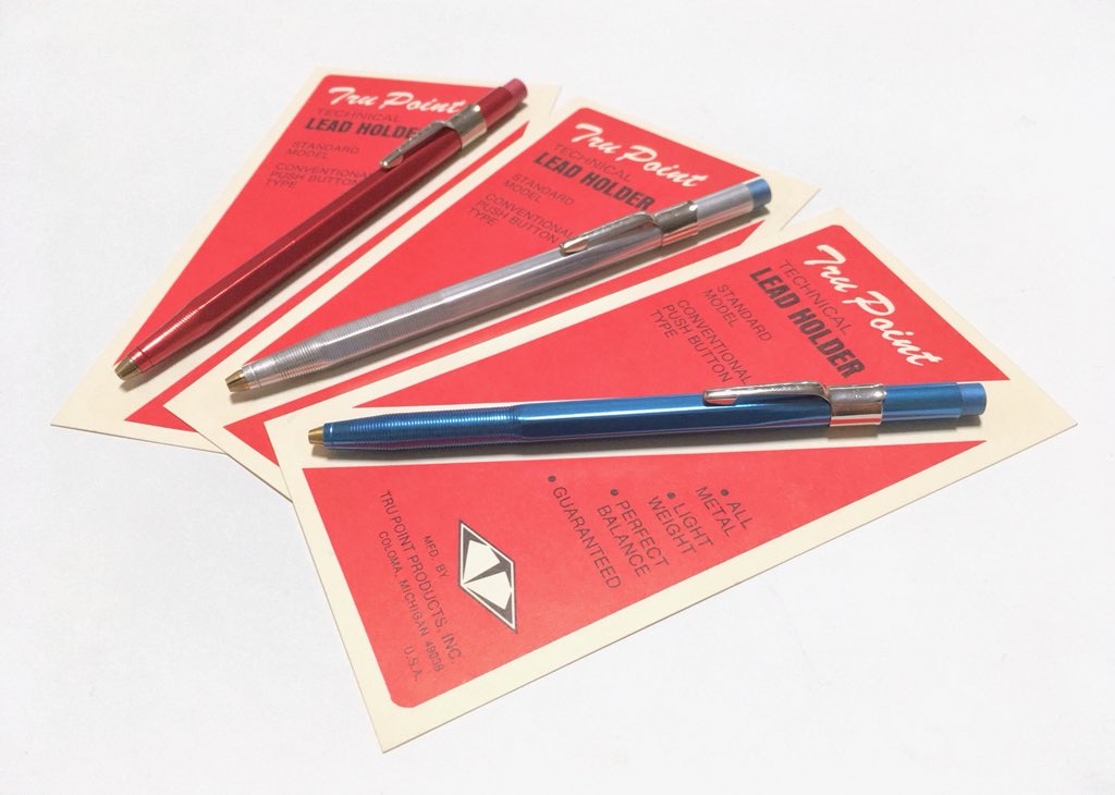 筆記具 Tru Point Automatic 購入品紹介 Tru Point 'automatic' lead holder, made in USA circa