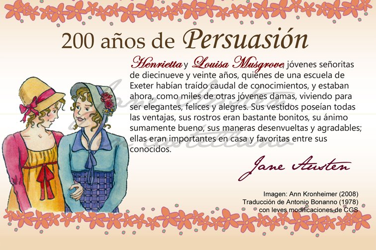 JAcastellano's tweet photo. #FridayAnne #JaneAusten #Persuasion #Persuasion200 ilustración de @kronheimerA (Ann Kronheimer) - Henrietta y Louisa Musgrove, nada que envidiarles excepto el mutuo afecto fraternal. https://t.co/uJj5h7VXBi