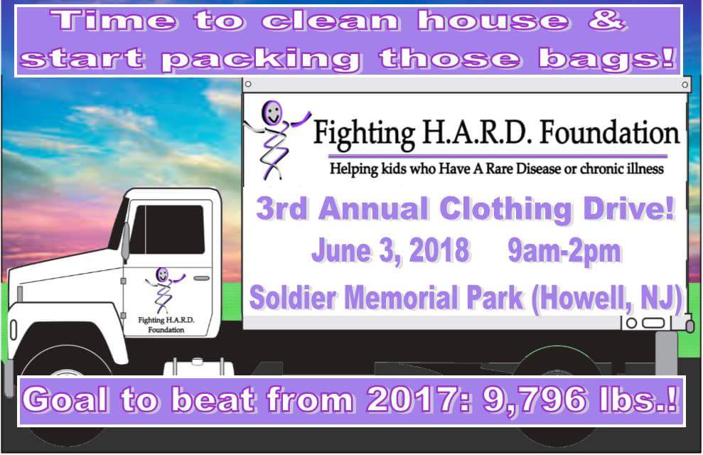 FightingHARD2's tweet photo. Our 3rd annual clothing drive is coming June 3rd! Let's show these kids they aren't alone!!! @BravermanHHS  @Howell_Soccer #howellstrong #fightinghard https://t.co/rzhsSmx7cL