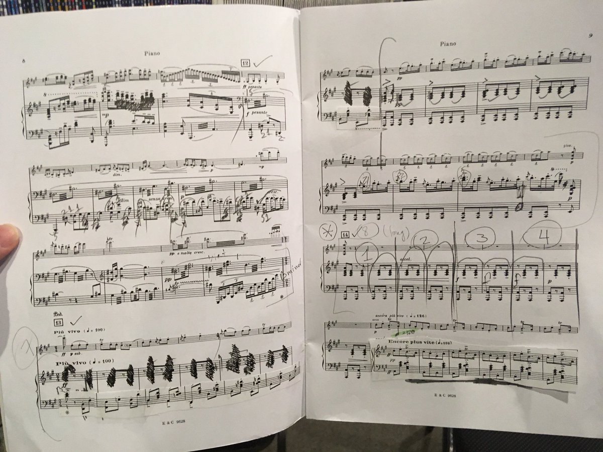 SeanKINGFM's tweet photo. Oana's piano transcription from three different arrangers: https://t.co/TaqeQ4aE0t