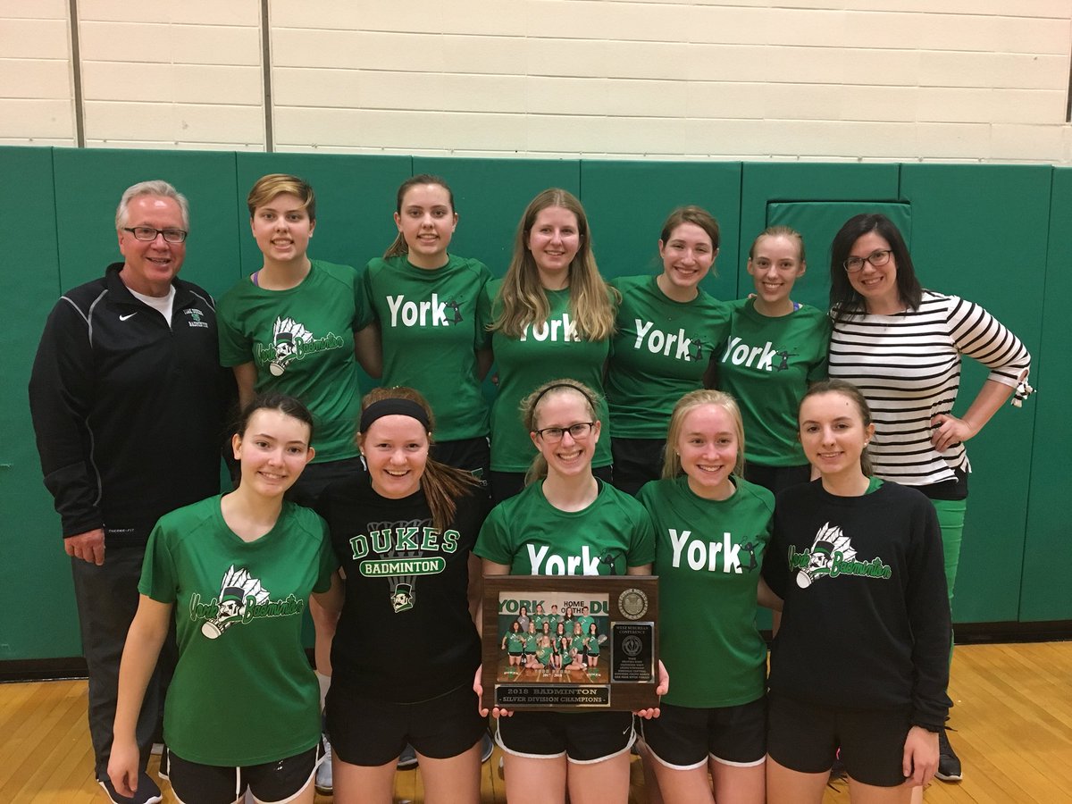 YorkAthletics's tweet photo. West Suburban Conference Champions ! Varsity Badminton Team! Congrats Girls!!! https://t.co/Ob3fRijZ9l