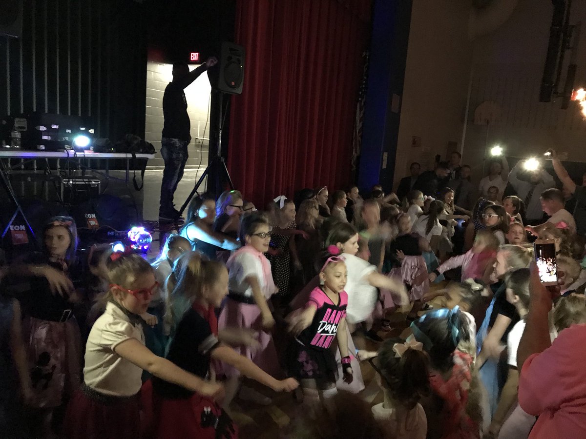 Mrs_LeeA's tweet photo. Let’s go to the hop! The @MapleGroveElem Father-Daughter Sock Hop was a HUGE success tonight! https://t.co/tzLsqaB2RM