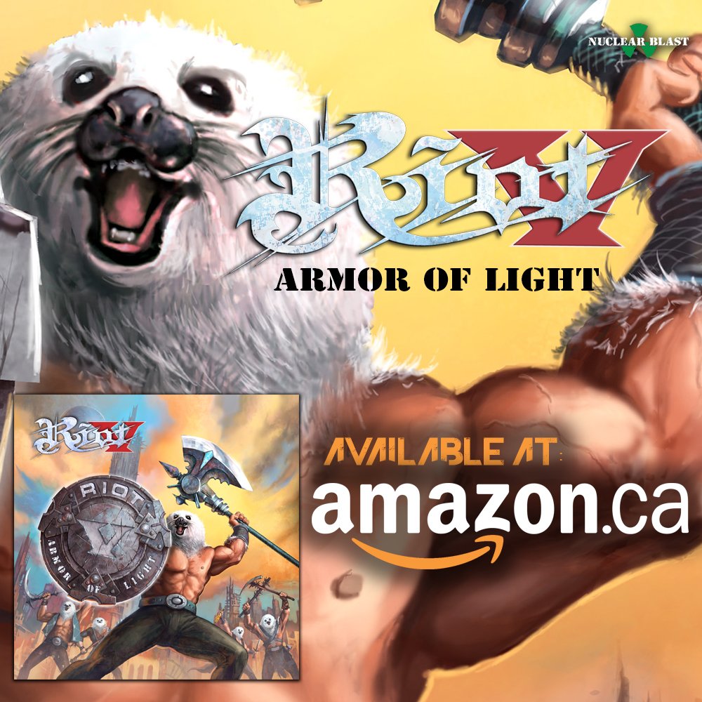 RiotVMetal's tweet photo. Canadian friends! Find #ArmorOfLight' on @amazonca! https://t.co/D70luyTFCn