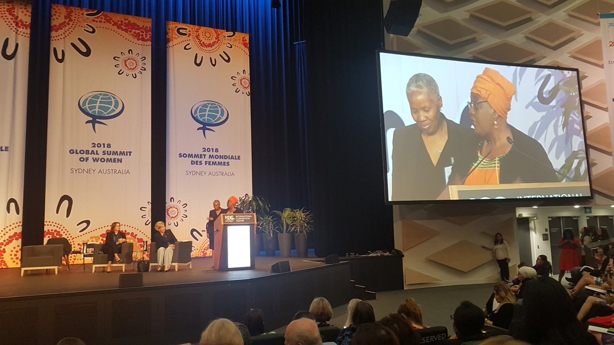 #GSWSydney the Ministerial Award goes to #SouthAfrica for their initiative to train and employ more women in the #sustainable #tourism sector! Just opportunities ahead!!
