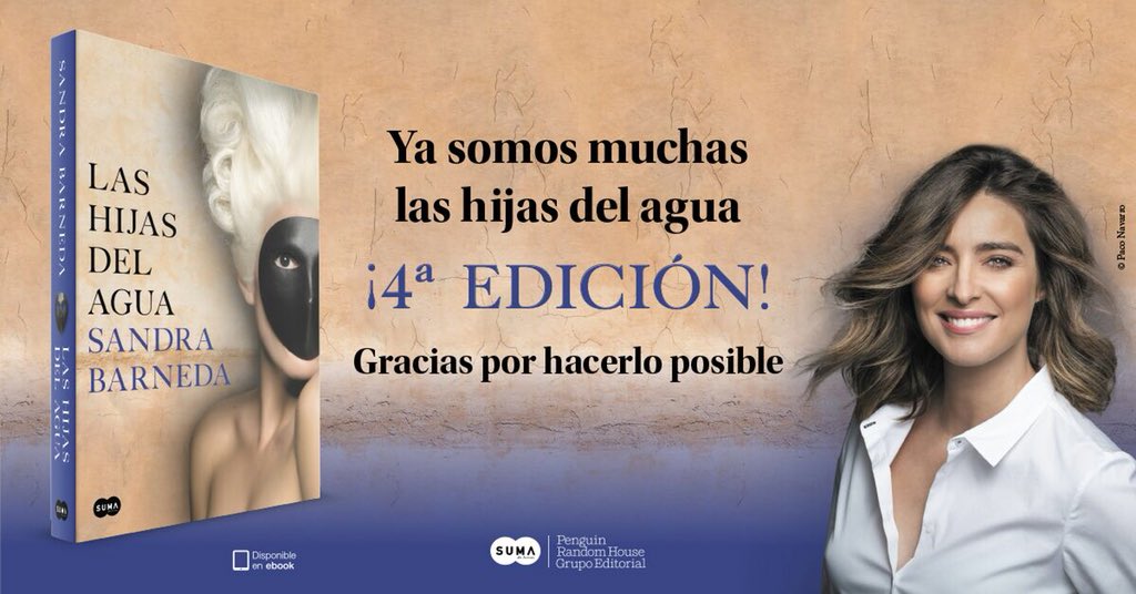 SandraBarneda's tweet photo. ¡4ªEdición!! No puedo estar mas feliz ❤️❤️❤️❤️ #lashijasdelagua #somosdeagua #4edicion @megustaleer @sumadeletras @penguinrandom https://t.co/ti9Ajssbo3