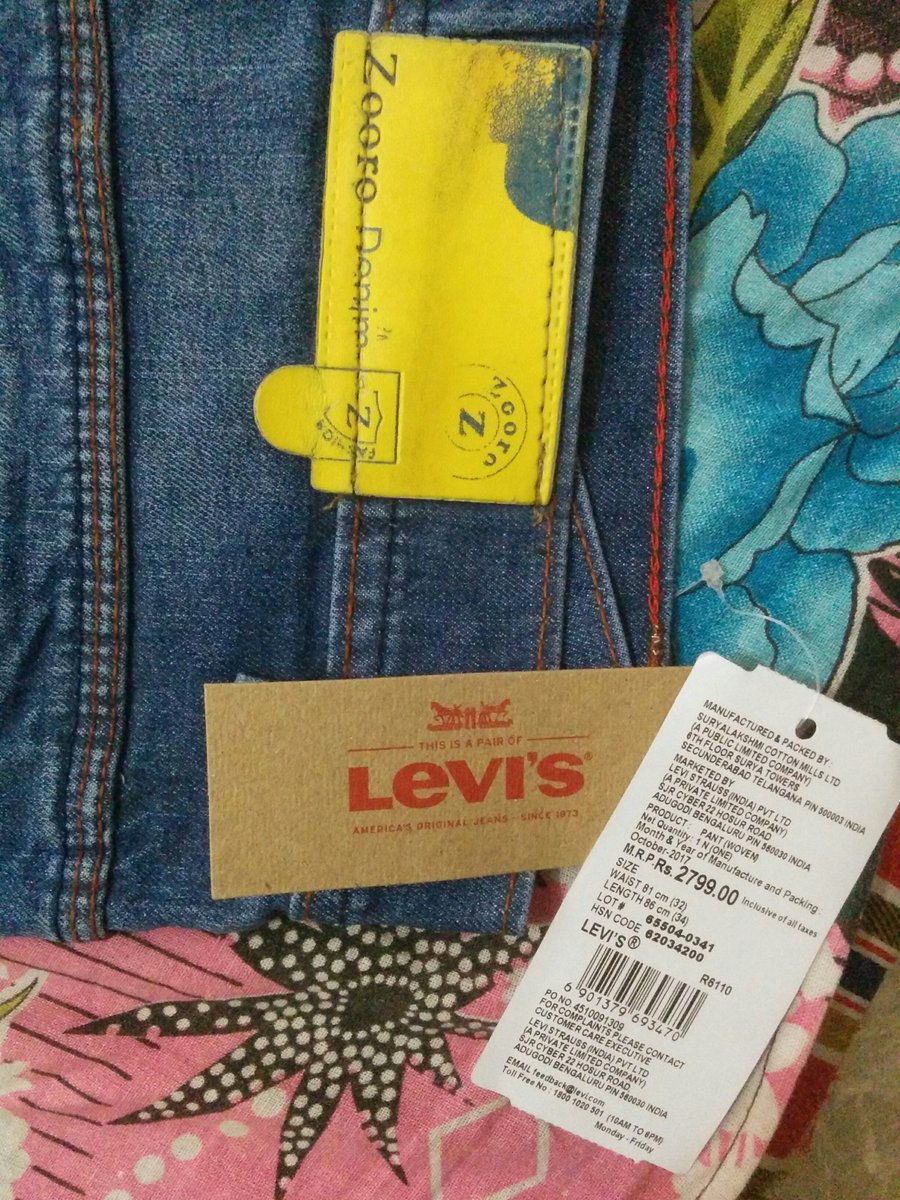 levis jeans on myntra