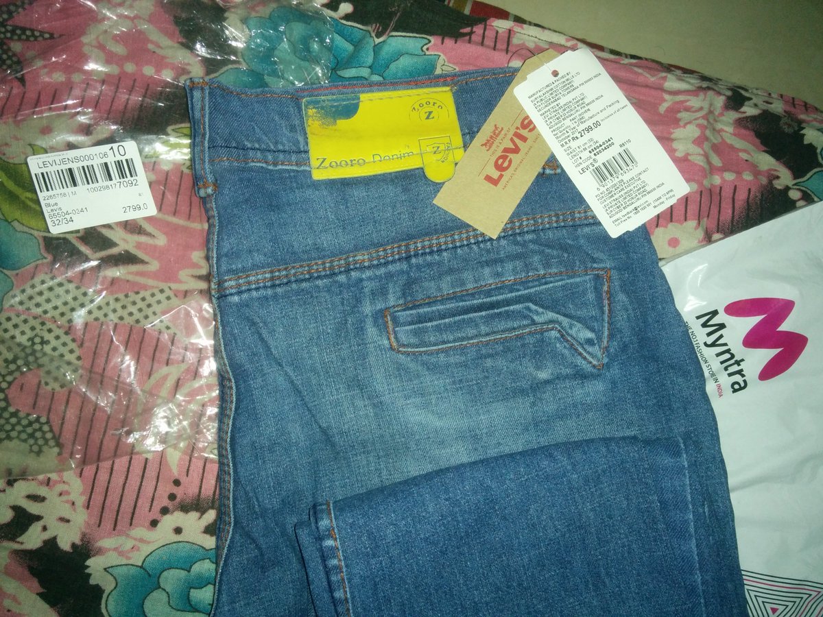 levis jeans on myntra