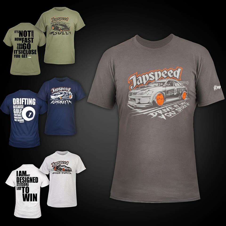 LikeHellDesign's tweet image. All four illustrations for @Japspeed's new tee range ✌🏼 

#likehelldesign #likehell #japspeed #teamjapspeed