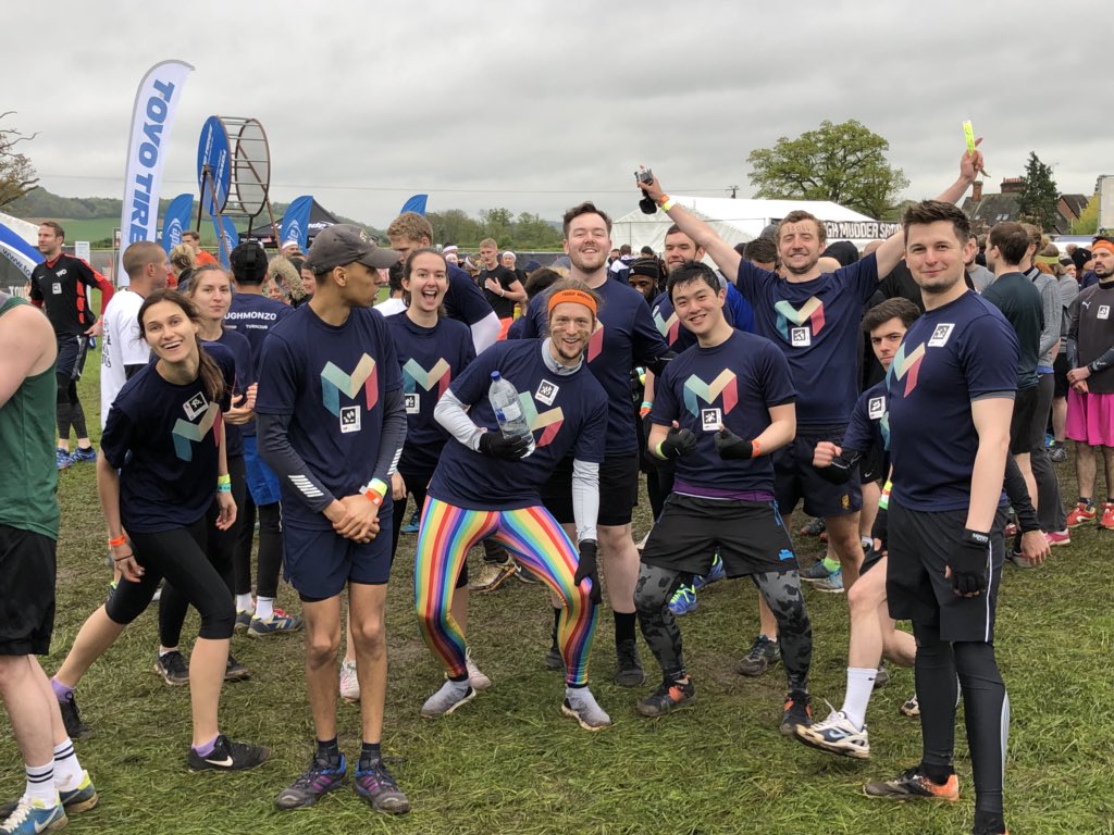 nigelwalsh's tweet photo. Where are you @JasonBates - team @monzo out force. #mudtech #fintech @SophieWinwood @ValKristensen @davidbrear https://t.co/zCTuAJBA2p