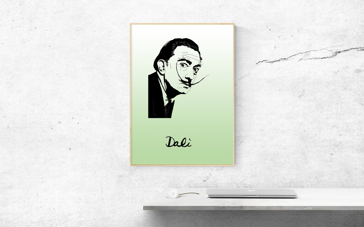 clairelheffer's tweet photo. Only one of these prints left... and now half price #illustration #artisy #dali #etsy #chdesign #chd https://t.co/uno0Z5vCHC