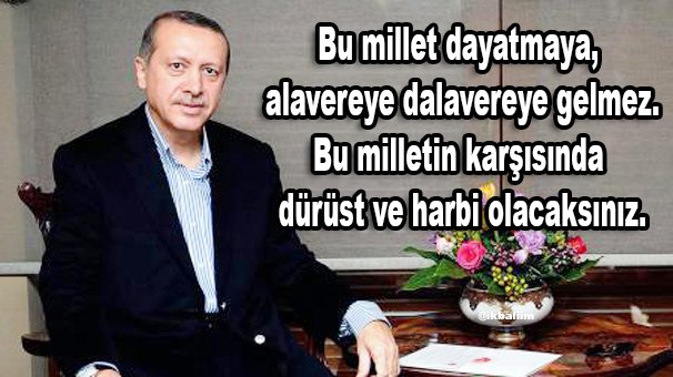 REİS KAZANMAZSA NE OLUR Kİ DEYENLER‼️
Muhalefetin seçim vaadleri varmı YOOK
Diyorlar ki SEÇİLİRSEM
👉Külliyeyi satacam
👉Devletin uçaklarını satacam
👉3.Havaalanını durduracam
👉Kanal İstanbulu durduracam
👉TSK yı Suriyeden çıkaarcaqım (vs vs devamını siz ekleyin)
#OyumErdoğana