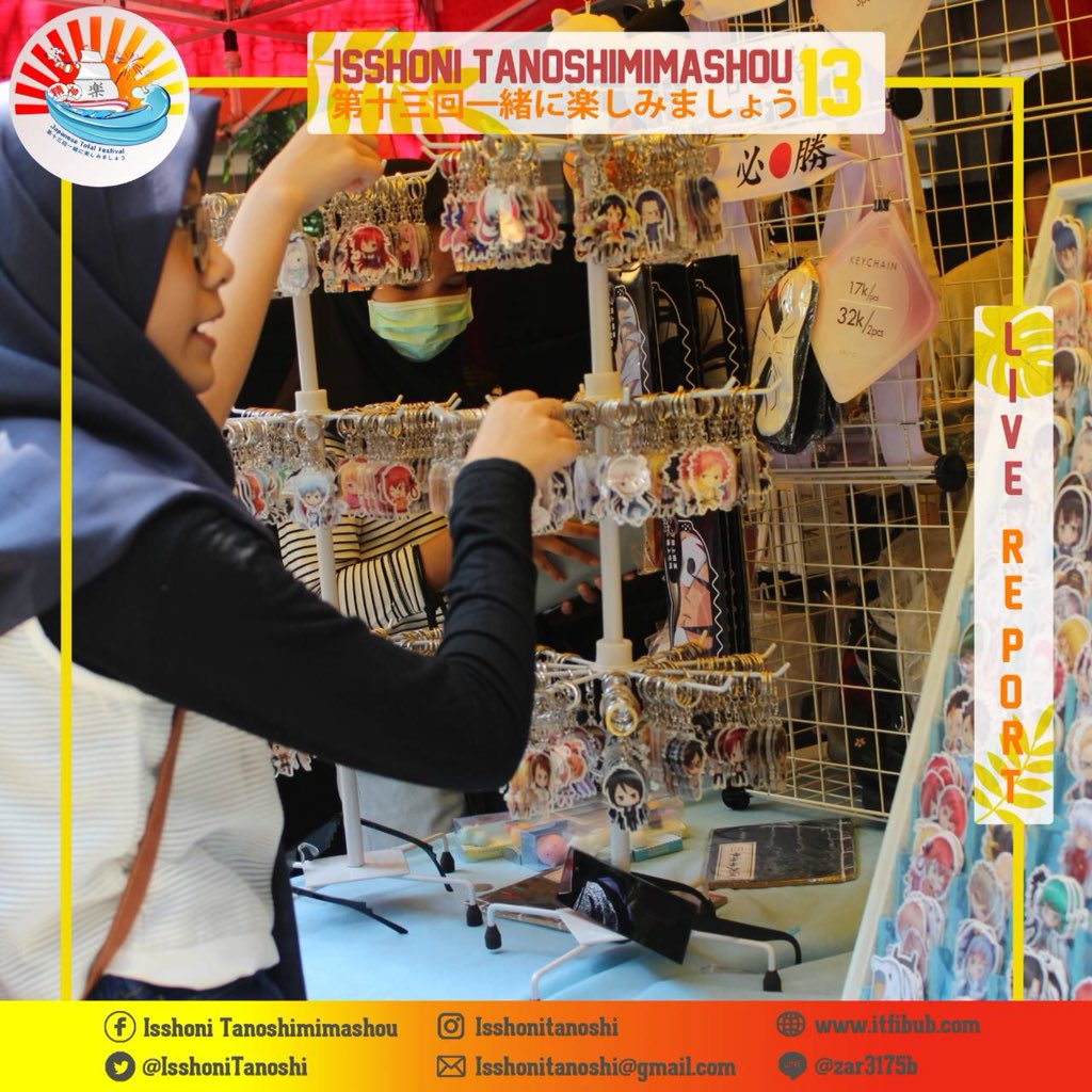 IsshoniTanoshi's tweet photo. [LIVE REPORT ISSHONI TANOSHIMIMASHOU 13]

Beginilah cuplikan keseruan Isshoni Tanoshimimashou 13!
Besok pasti bakal lebih ramai, jangan lupa datang yaaa 😊

#LiveReportIT13 #ITFIBUB #IT13
#UniversitasBrawijaya
#EventMalang
#JapaneseFestival https://t.co/zHPTd1ry2X