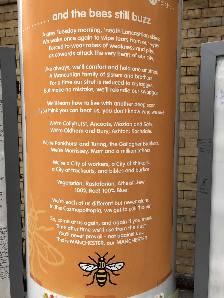 showmemcr's tweet photo. Just a little pre-tour tear jerking moment reading this in #victoria train station #manchester 🤗💕 Now off for a #scuttlers tour with a Y8 school group. #gangs #belts https://t.co/mqaa3YhtXy