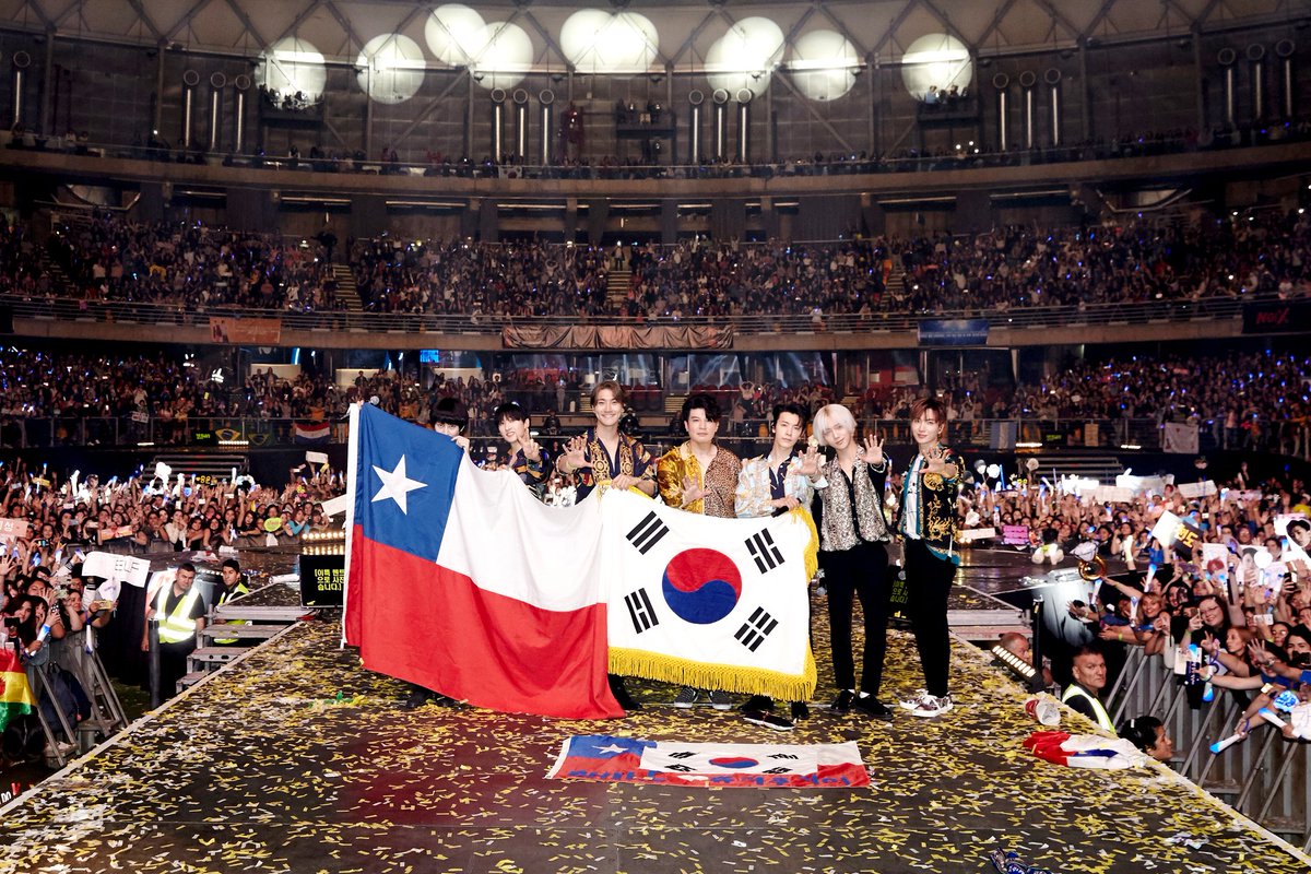 ChocoLatte_2H's tweet photo. #SUPERJUNIOR 남미투어 #SuperShow7  Argentina🇦🇷-Peru 🇵🇪-Chile🇨🇱-Mexico🇲🇽 10일간 4개국 공연을 성황리에 무사히 마무리한거 축하해요~ 우리 #슈퍼주니어 넘~대단하고~자랑스럽다~사랑해요~❤ https://t.co/rMi5TTfhan