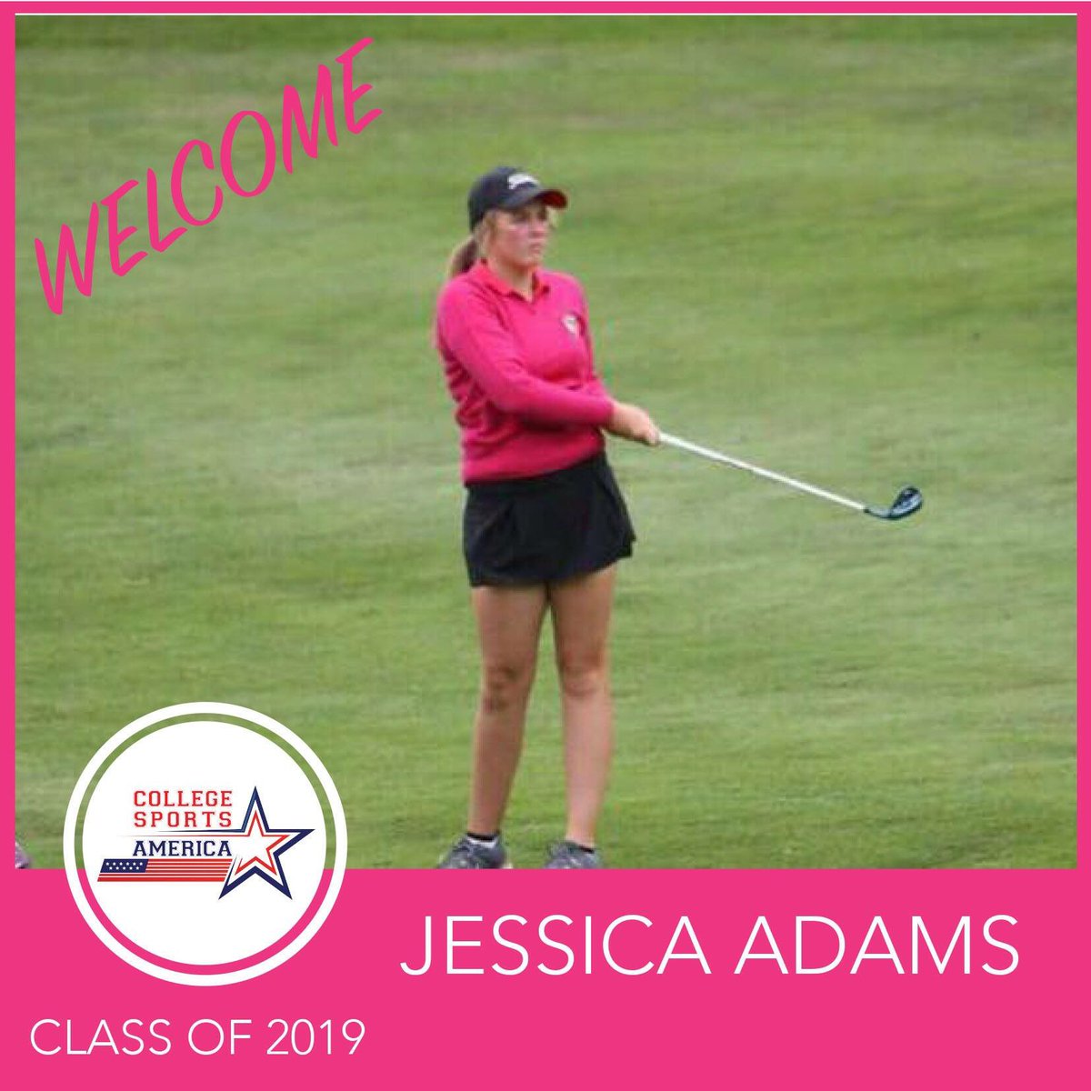 We welcome golfer Jessica Adams from the UK to #collegesportsamerica. 

collegesportsamerica.com/athletes/jessi…

#fall2019 #unitedkingdom #golf #surreyladies #ncaa #naia #njcaa #talent #brightfuture #letsgetstarted #usa #americandream #studentathlete #workingwiththebest