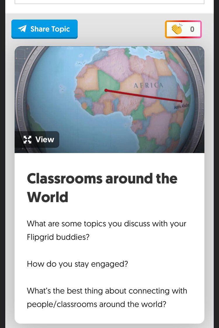 MsEhlisawesome's tweet image. What ideas do you and your #gridpals discuss? #FlipGridFever #FlipgridVoicePod Sharing our voice using a sound box! @Flipgrid admin.flipgrid.com/manage/discove…