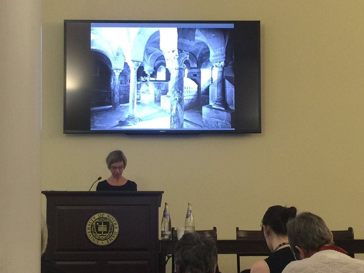 beneyrewhite's tweet photo. And now onto the later medieval of the session‘s title, with a look at Jouarre Abbey courtesy of @AKMGajewski #rulingwomen https://t.co/JECn7hBf3d