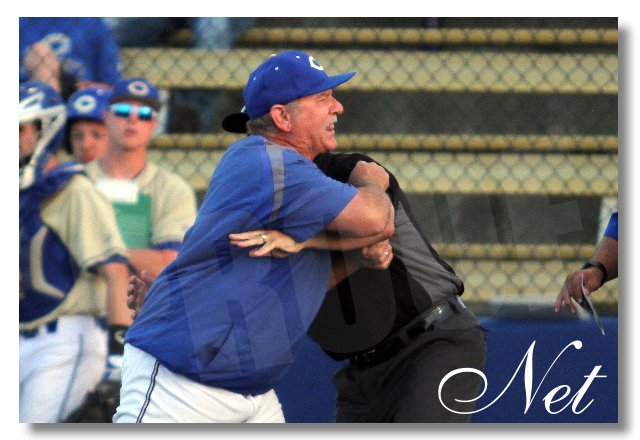 LynetteDaniel's tweet photo. Varsity @CoachJamesPatrick of @CloHighBaseball went ballistic over a play against @ClovisNorthBaseball tonight @FresnoBeeSports Photo by @LynetteDaniel #Ejected #OuttaThere https://t.co/X2Ex6gTEuH