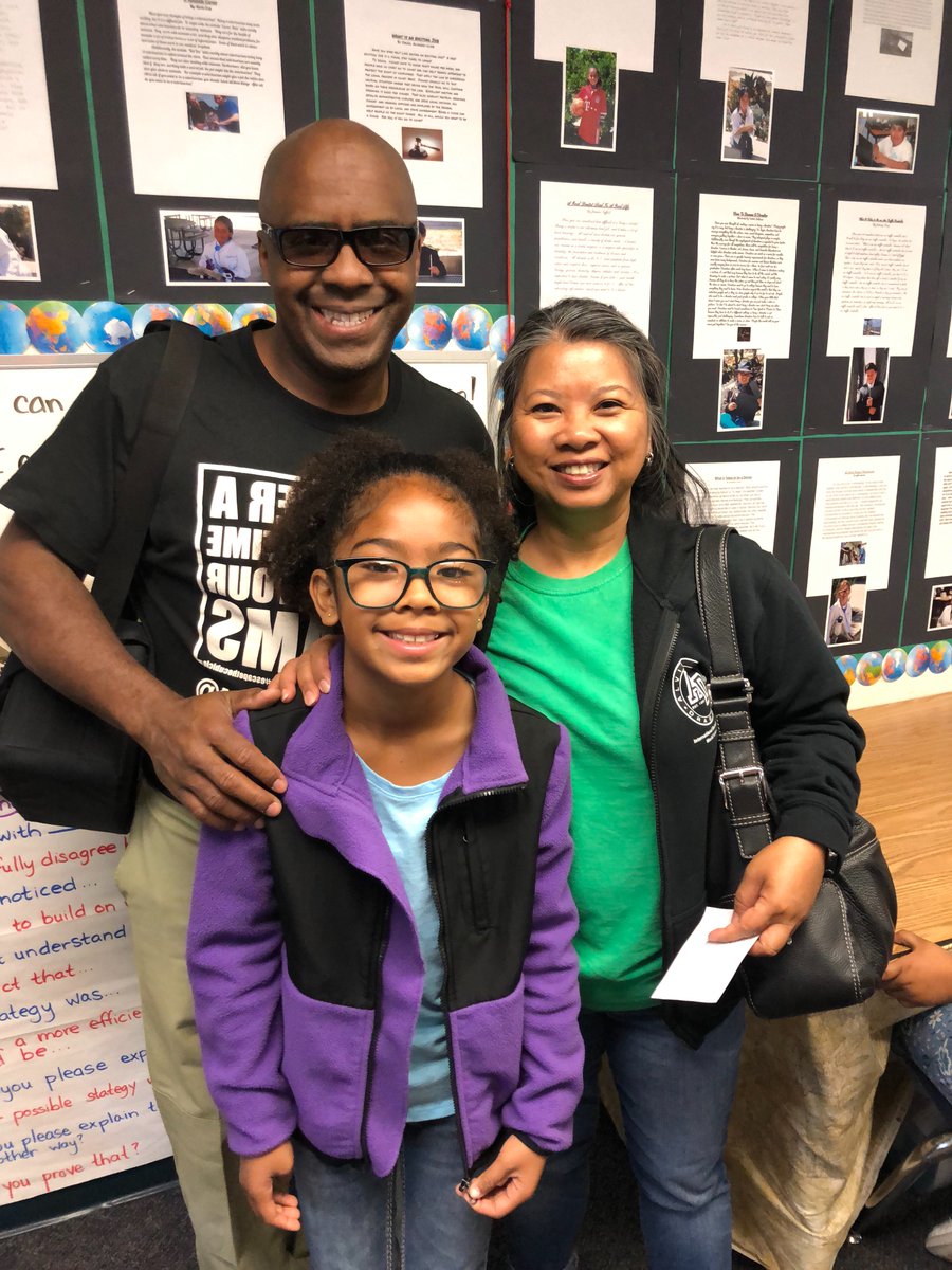 nicmcclymonds's tweet photo. Miles of smiles at Friends and Family Friday! S’s were so proud to share their research about their future careers and work from our IB unit How We Organize Ourselves! #parentinvolvement @ADES_SMUSD https://t.co/I5PoWutPda