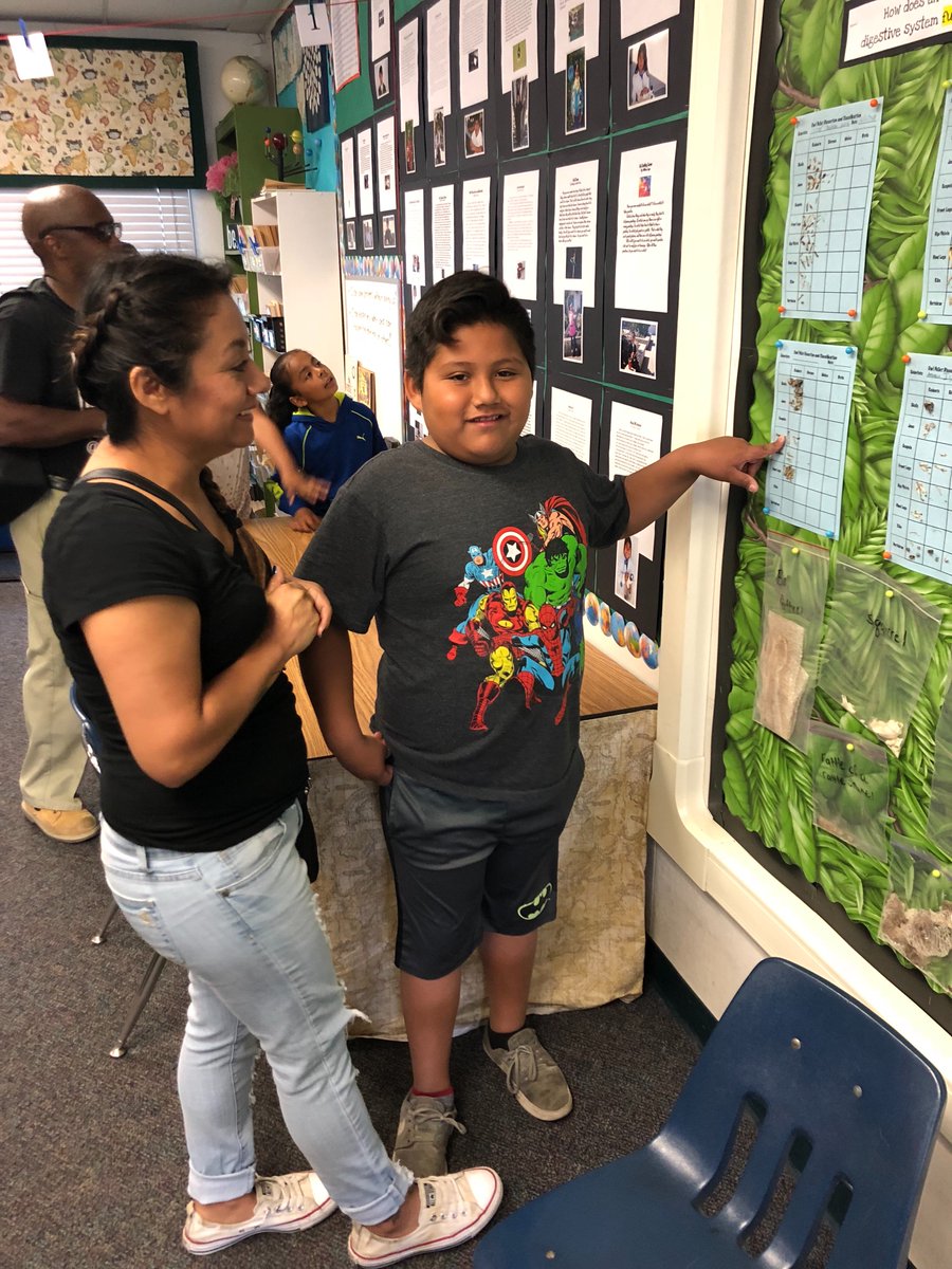 nicmcclymonds's tweet photo. Miles of smiles at Friends and Family Friday! S’s were so proud to share their research about their future careers and work from our IB unit How We Organize Ourselves! #parentinvolvement @ADES_SMUSD https://t.co/I5PoWutPda