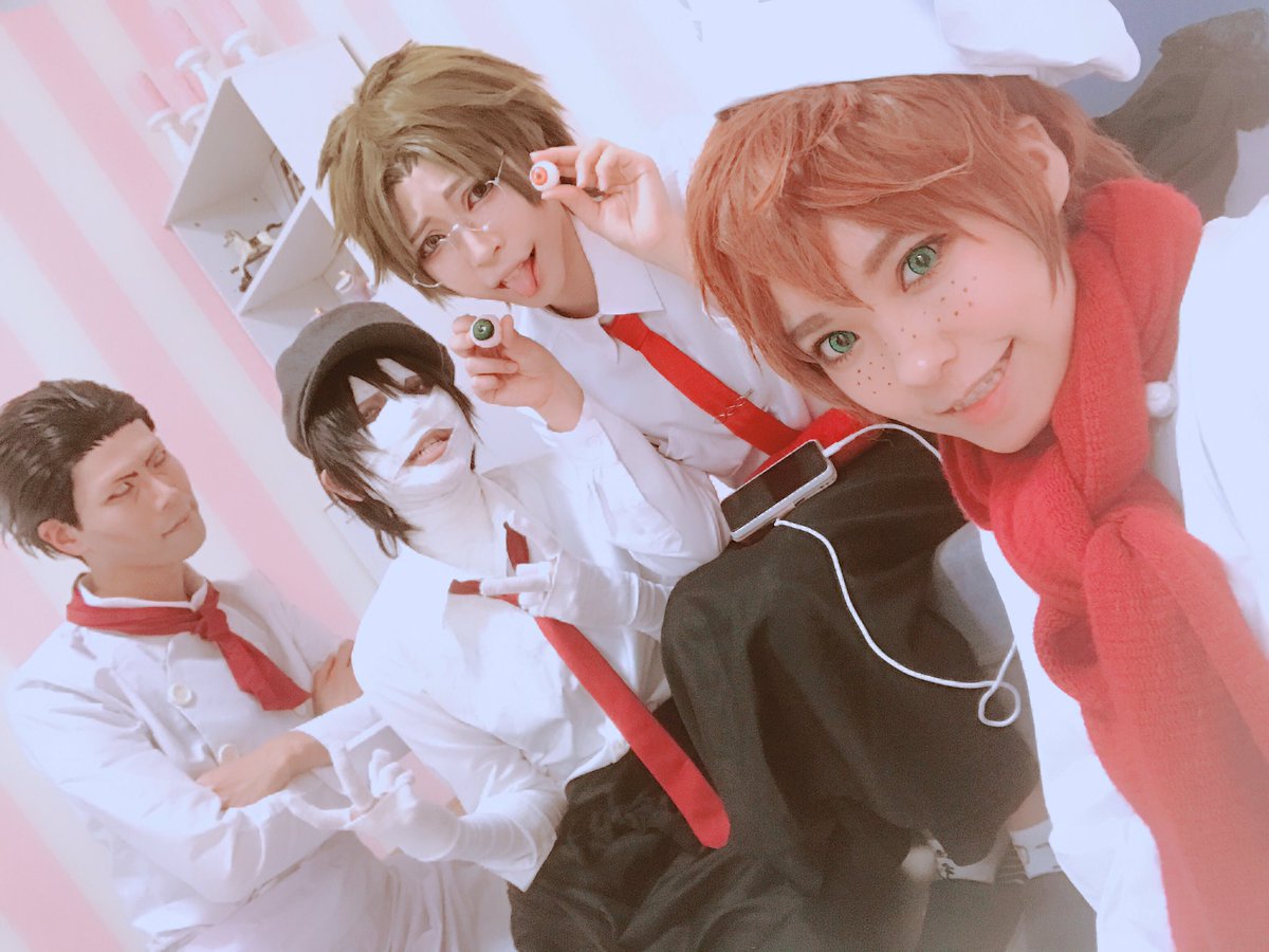 ট ইট র きゅうと 海にいる まずは殺天カフェ 男子組 殺戮の天使 エディ ザック ダニー グレイ